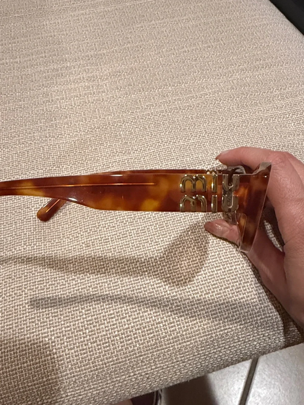 Miu Miu Tortoiseshell Cat-Eye Sunglasses - Brown/Amber